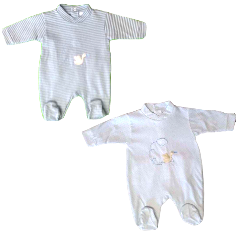 Lot 2 Grenouillères Coton Motifs Divers - 0 mois - MIGNON - Image 5